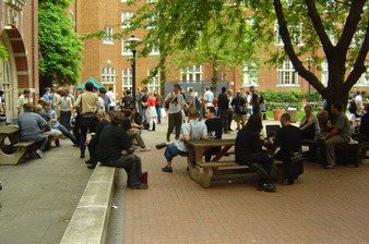 Outside the Notcon 04 venue